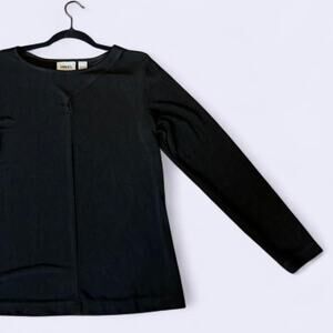 Black Stretchy 2000s Chicos Long Sleeve Made in USA